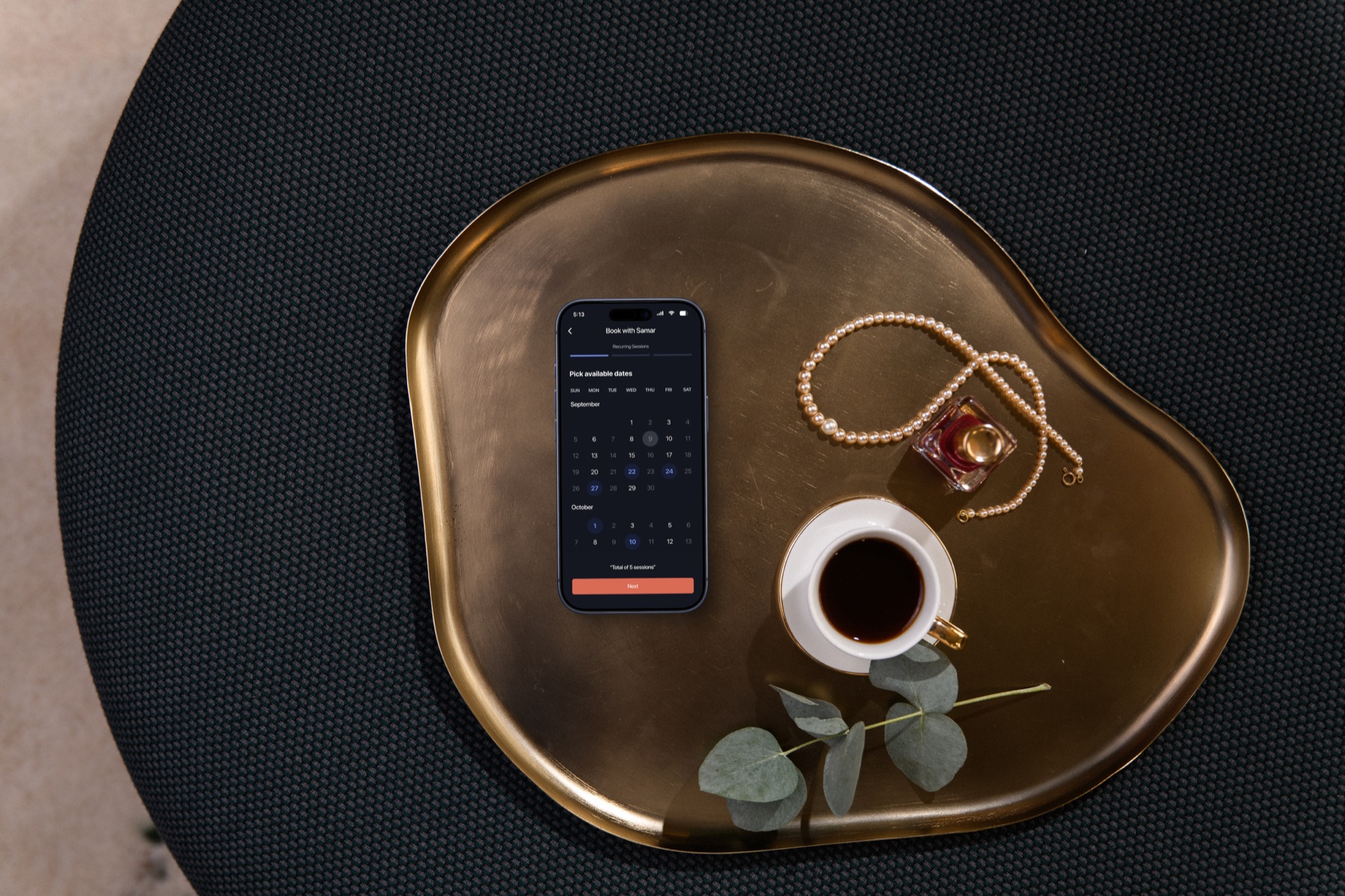 Kewaar phone on desk mockup