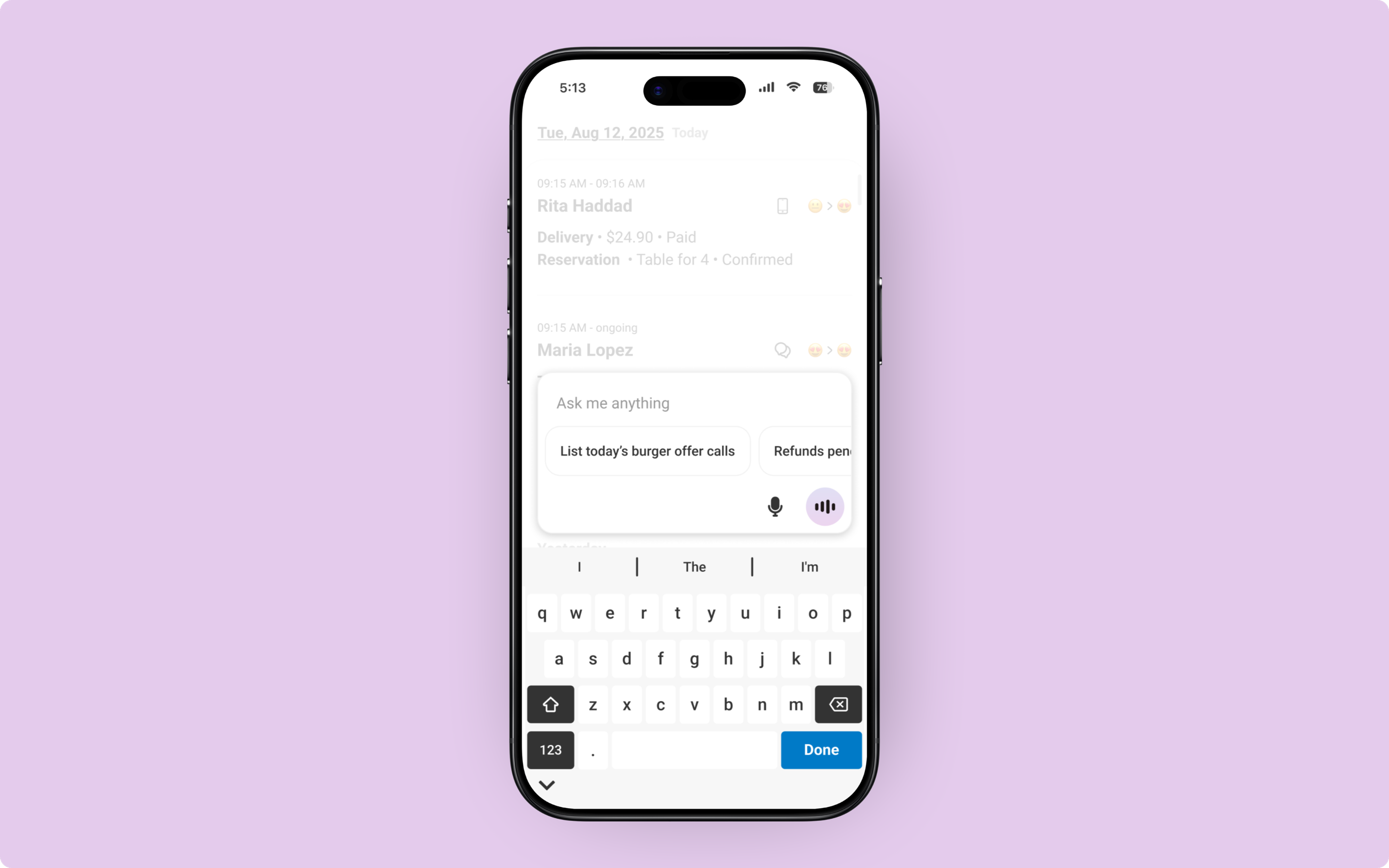 Omnichannel chat analytics view